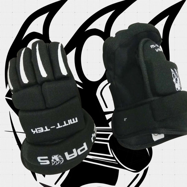 Hockey Paws Mittens in Production