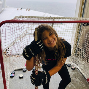 Snow's flying! Grab your Hockey Paws Hockey Mittens and keep your kid's fingers WARMER!